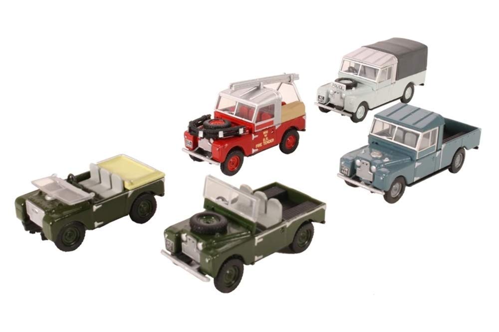 Oxford Diecast 76SET17C ランドローバー 5点セット Oxford Diecast Land Rover 5 Car Set - Land Rover Series 1 : Amazon